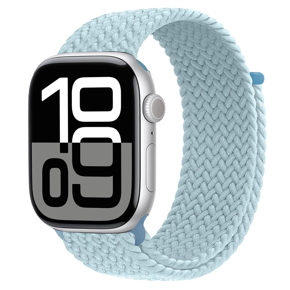 Braided Strap For Apple Watch 10 11 Bands 46mm 45mm Ultra2 49mm 44mm 40 41mm 42mm Correa Bracelet iWatch Series 9 8 7 3 5 4 Se 6