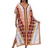 Women's Dress, Colorful Floral Prints, Vacation Loose Robe, Bikini, Sun-protective Smock