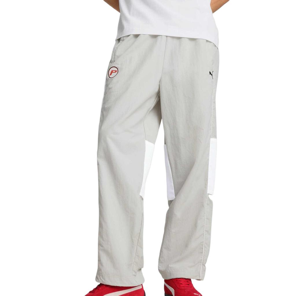 Puma Comfortable Breathable Lightweight Straight Leg Casual Pants Unisex bottoms Light-Gray 631851-61