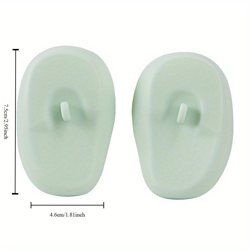 Silicone Ear Covers Ear Cap Earmuffs Waterproof Earmuffs for Shower Hair Dyeing Hairdressing Accessories