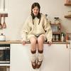 Five Cable Knit Leg Warmers 2 Colors
