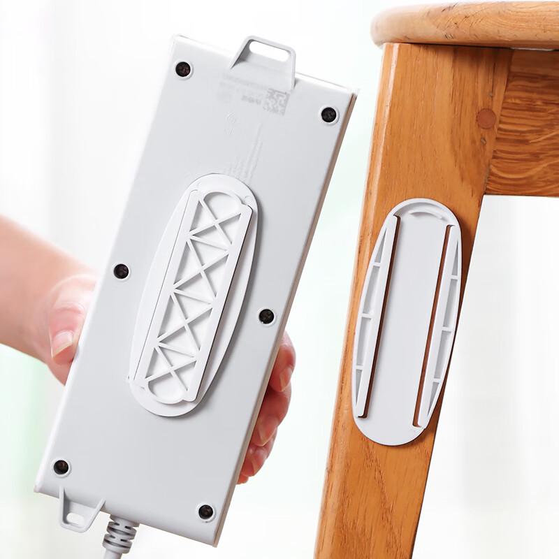 Nail-Free Wall Mount Power Strip & Router Holder