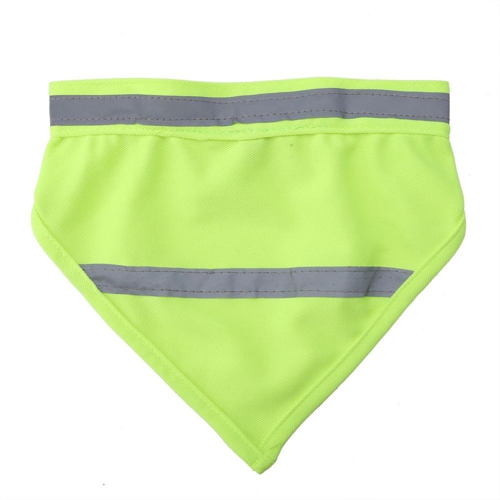 Reflective Dog Bandana Luminous Pet Neckerchief Soft Touch Dog Saliva Towel  Pet Grooming