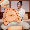 Removable Washable Cushions Bedhead Backrest Mat Cartoon Butter Biscuit Pillows Soft and Comfortable Sofa Cushion Lazy Person Waist and Neck Pillow