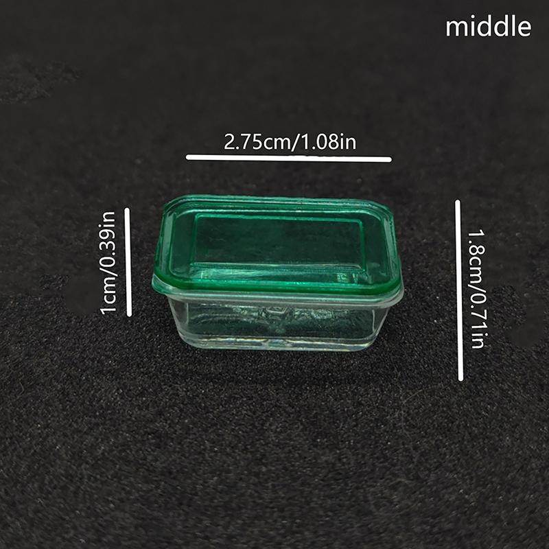 Miniature Dollhouse Crispers Silicone Mold Dollhouse Kitchen Tableware Accessories Pretend Play Toys