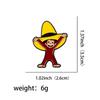 Cute Monkey Enamel Pins Cartoon Women's Brooches Men Lapel Pins Badge On Backpack Clothing Decoration Animal Jewelry Gifts