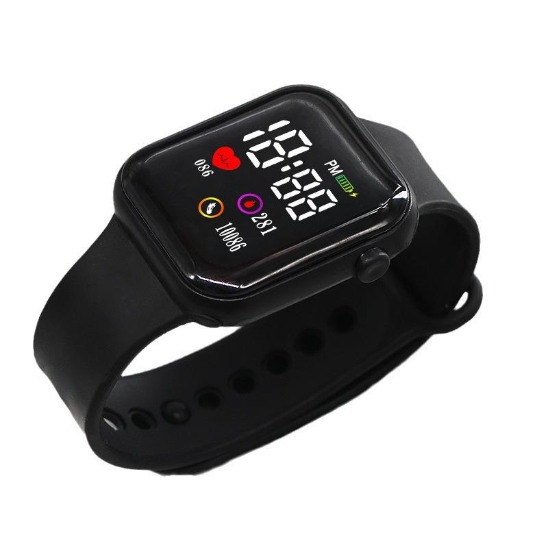 Custom logo Student Electronic Fashion Sports Watch Child LED Watch Kids Digital Luxury Watches