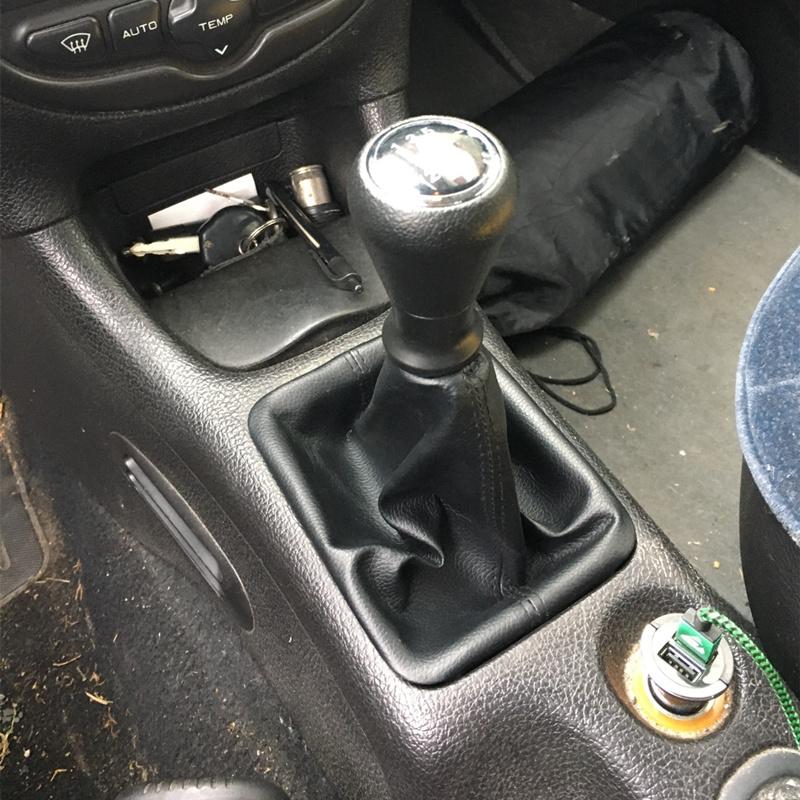 For Peugeot 206 406 Gear Shift Knob Gaiter Boot Cover Collar Case Lever Shifter Handle Stick Pen Frame Base