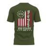 Men's Loose and Casual Flag-print T-shirt, Short Sleeve Shirt