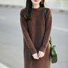 Women's Wool Cable Knit Dress & Coat Set - Autumn/Winter Collection
