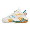 Fender X Anta Dominator 3.0 Slip Resistant Durable Mid Top Skate Shoes Women Skate Shoes White Orange 122138081S-1