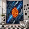 Tapisserie murale Manchester United Décoration d'intérieur Tissu à suspendre au mur pour chambre à coucher Salon Arrière-plan