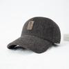 Men's Thickened Velvet Ear Protection Flat Cap for Autumn/Winter - Mid-Aged & Elderly