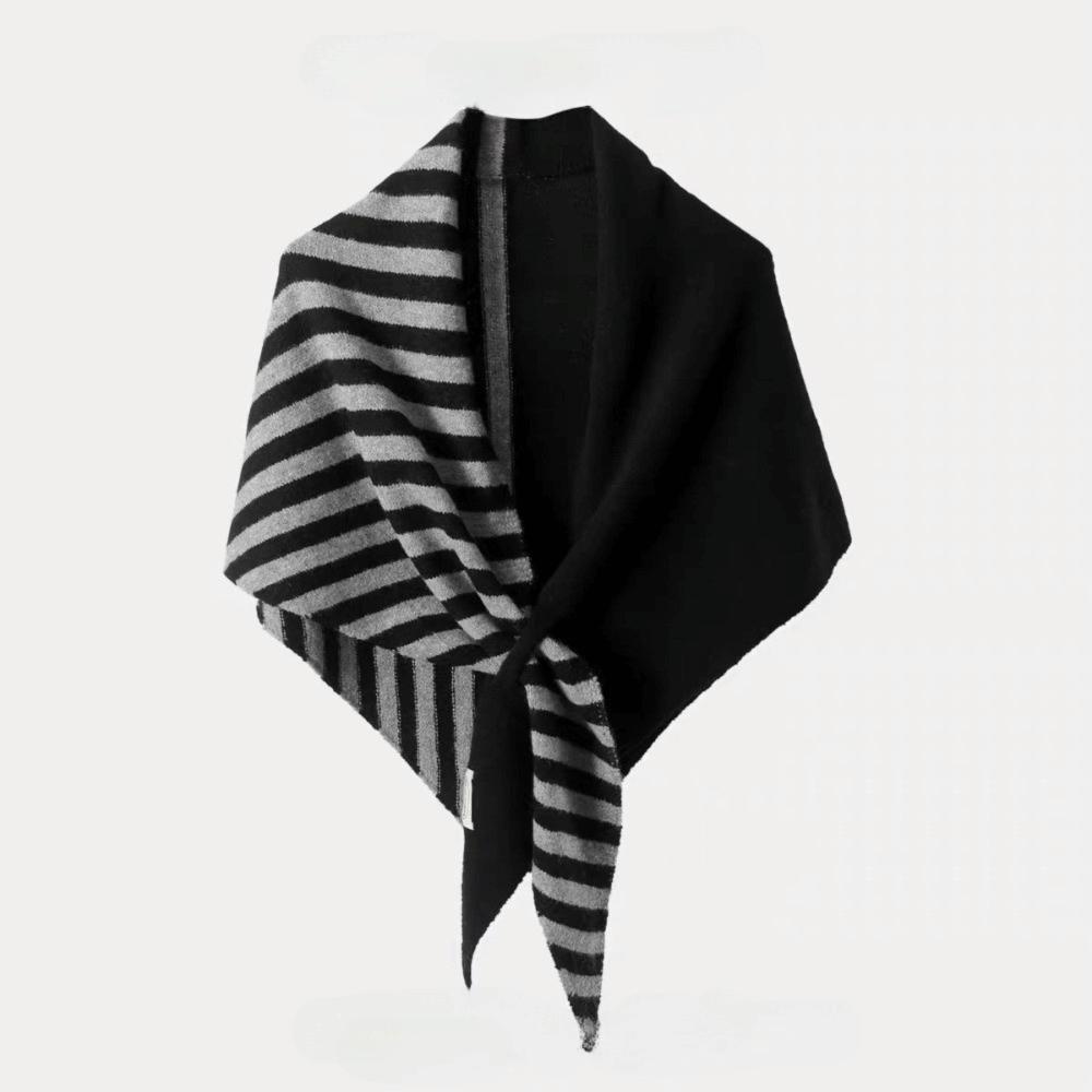 Warm British Triangle Scarf Soft Wool Scarf New Shawl Wrap Women