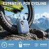Carsun Portable Mini Electric Bike Pump, Wireless Tire Inflator with 150Psi Max Pressure, 480Mah Battery & Digital Display