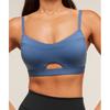 Gymshark Balcony Peekaboo Sports Bra Compound Blue B4b6j Udrk