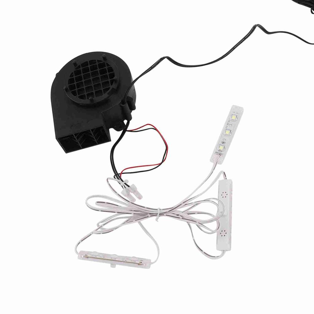 Aufblasartikel Luftgebläse Weihnachten Aufblasbares Gebläse Pumpe mit 3 weißen LED-Lichterketten für Außen