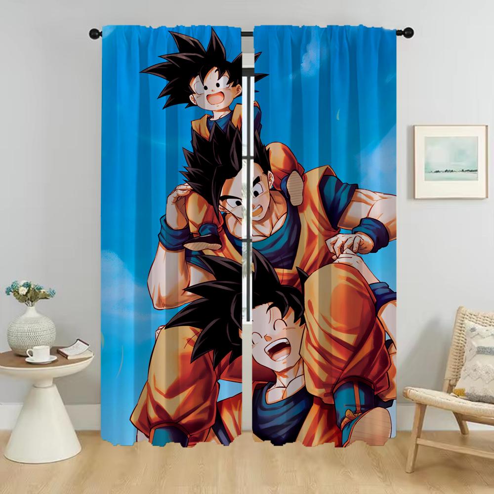 Gardiner för Vardagsrum Gardiner Drak Mörkläggningsgardiner 2 Delar Halloween Dekoration Avskärmning Tyll för Sovrum Rullgardiner Barn