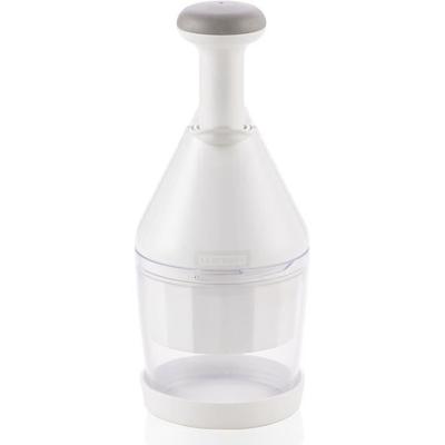 Groentesnijder Leifheit Comfort &; Schoon 23030 - extreem scherpe universele hakmolen - handmatige groentesnijder ideaal voor uien