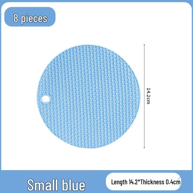 Round Silicone Honeycomb Heat-Resistant Placemat & Coaster