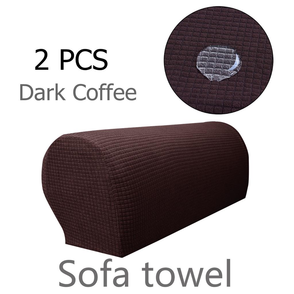 UK Removable Arm Stretch Sofa Couch Chair Protector Armchair Covers Armrest Home