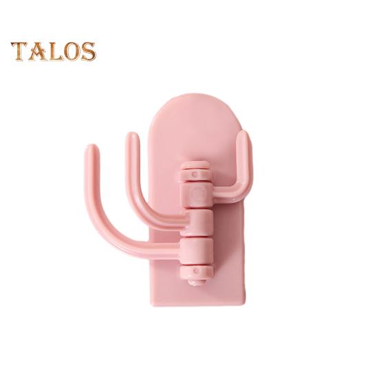 

Вешалка с крючком, многофункциональная, не оставляющая следов, удобная вешалка для ключей с 3 крючками, кухонный органайзер, аксессуары для ванной комнаты розовый