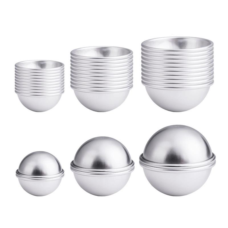 

30PCS- Bath Bomb Mold Kit, 15 Set 3 Size Mold & Bath Bombs Press For DIY Making Supplies CNIM Hot