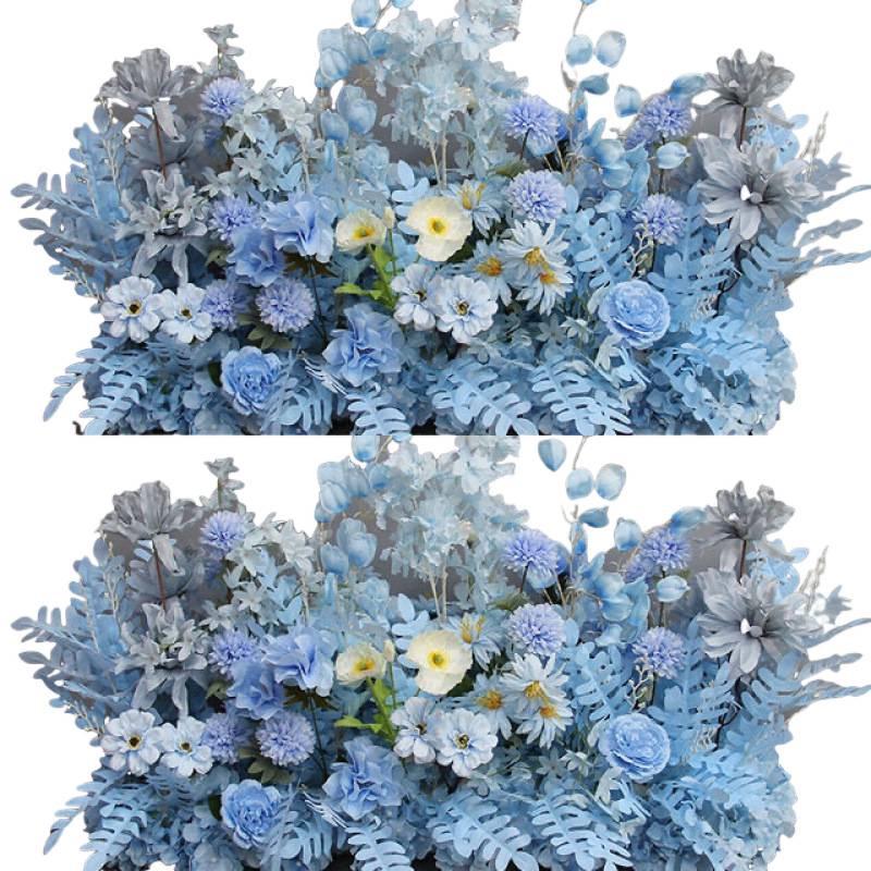 Large Silk Eucalyptus Floral Aisle Decoration for Weddings