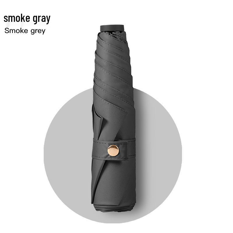 Wind-Resistant Auto-Fold Umbrella with UV Protection and Black Coating