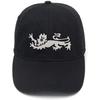 Lyprerazy England Lion Washed Cotton Adjustable Unisex Women Unisex Hip Hop Cool Flock Printing Baseball Cap