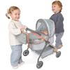 Kočárek pro panenky - DE CUEVAS TOYS - Můj první kočárek - Šedý - 56 cm - Včetně tašky