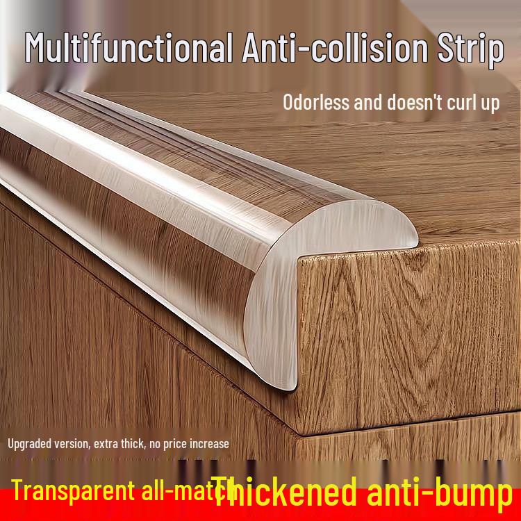 

Прозрачный противоударный защитный край для столов и шкафов 1.5cm wide, 5m long прозрачный