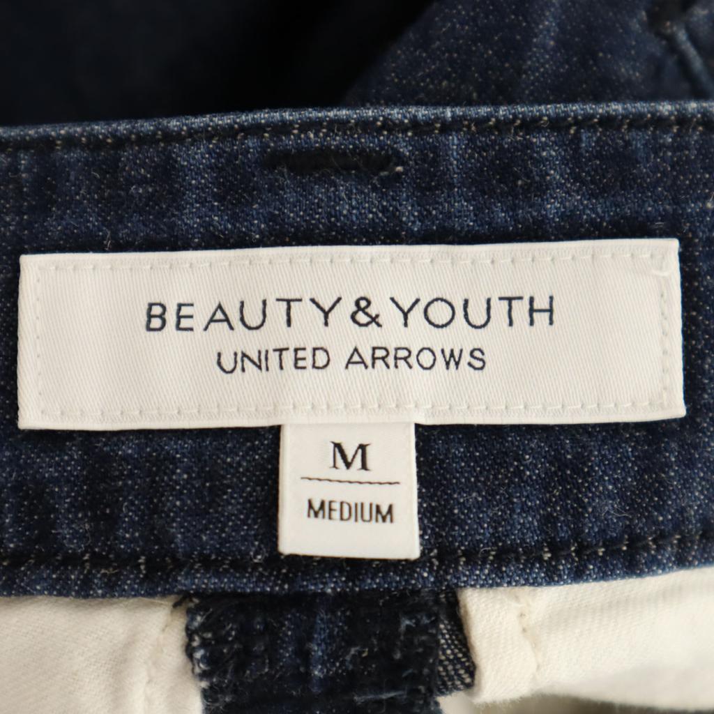 BEAUTY&YOUTH UNITED ARROWS Made in Japan Linen Blend Wide pants M Navy Women Used