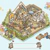 Multi-functional 3D Landscape Sticker Paper Forest Party Cabin Scene Game Stickers  Children/Kids