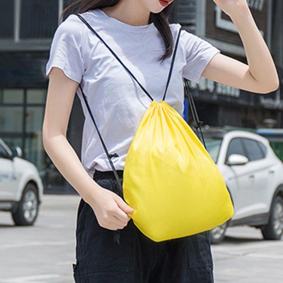 Rucsac cu șnur Pliabil, Impermeabil Ușor, ușor de curățat Geantă de depozitare pentru agățat Geantă de exterior