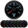 7 Color Light 52mm Fuel Level Gauge+ 0-190 Ohm Fuel Float Sensor 100~500mm Oil Tank Meter Indicator For Car Boat Marine RV Yacht