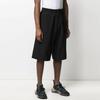 Y-3 Solid Color Elastic Waist Bermuda Shorts Men Shorts Black GV4228