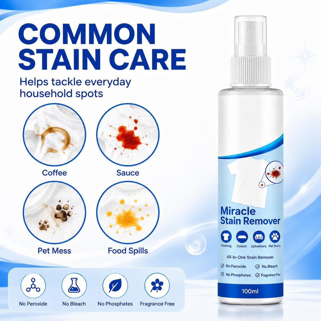 Blood Stain Remover Pre-Wash Spray for Clothes and Bed Sheets Effective Stains 1000ml