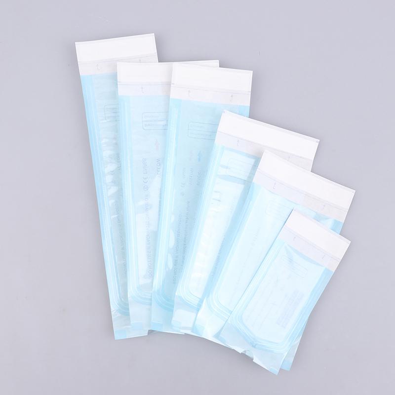 200Pcs Self-Seal Sterilization Pouches 6 Sizes Medical-Grade Autoclavable Bags Instrument Disinfection Bag Dental Supplies