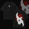 Die Sieben Todsünden Escanor Bedrucktes T-Shirt Herren Damen Gewaschenes Baumwoll-T-Shirt Manga Vintage T-Shirt Harajuku Kurzarm-T-Shirt
