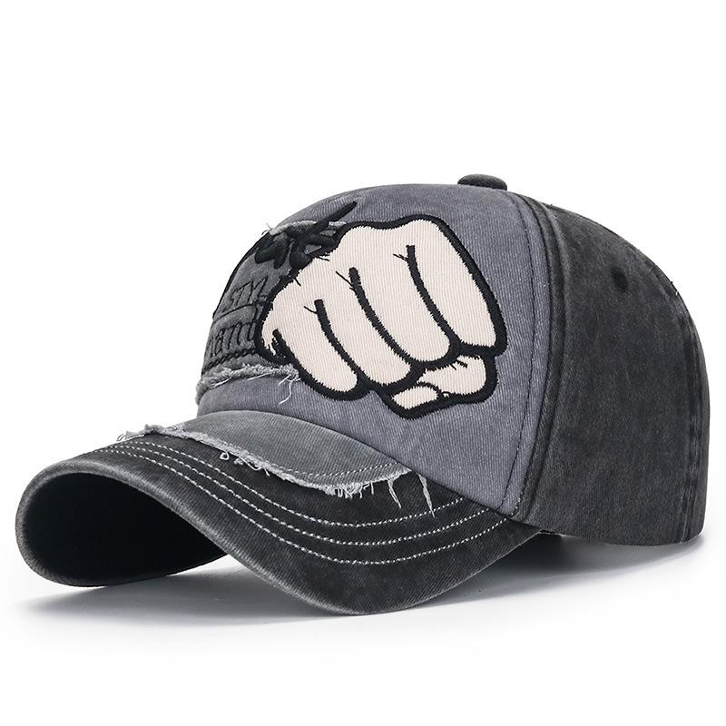 

Бейсболка с вышивкой для мужчин, хлопковая кепка для спорта на открытом воздухе, женская панама с хвостиком, солнцезащитный козырек, козырек, gorras hombre 55-60cm чёрный