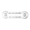 1 Set Silver AC Air Condition Button Trim For Mercedes-Benz AMG A35 CLA45 GLA45