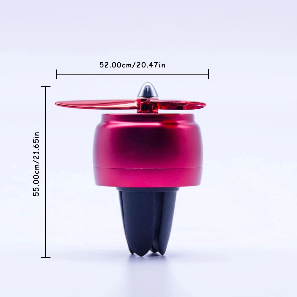 Car Air Freshener LED Mini Perfume Clip For Car Air Outlet Aromatherapy Freshener Auto Accessories Colorful Options Available
