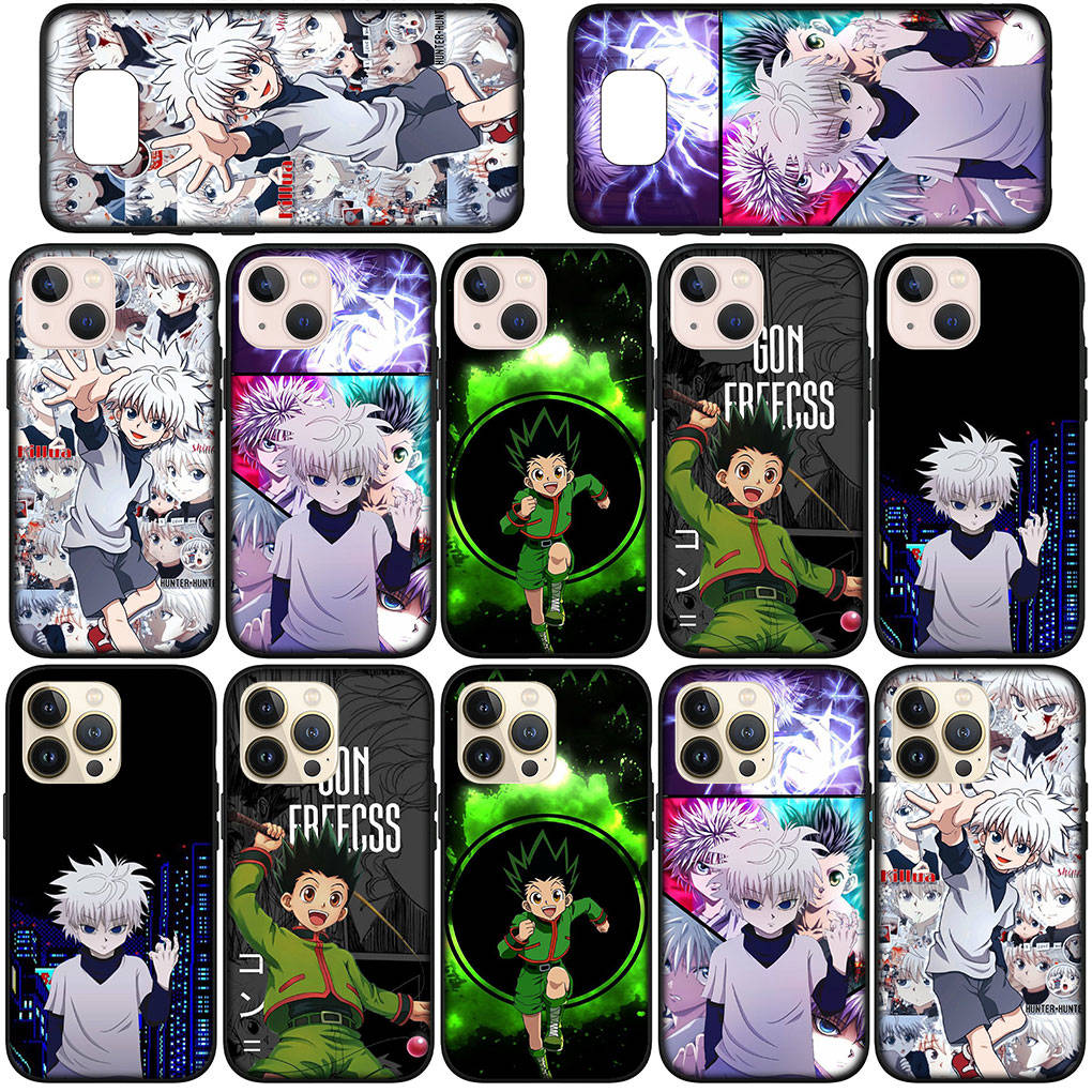 Phone Case for Samsung Galaxy S25 S24 S23 iPhone 16 15 Xiaomi Redmi Note 14 13 12 16E 11 Pro Max OPPO Moto Killua Hunter X Hunter Gon Freecss Cartoon