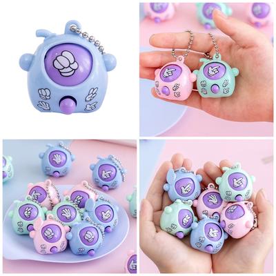 Creative Rock Paper Scissors Surprise Egg Toy Random Color Fun Capsule Toy For Kids And Adults Novelty Keychain Toy