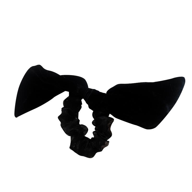 Velvet Bow Hair Tie - Autumn/Winter Fashion Hair Accessory for Women