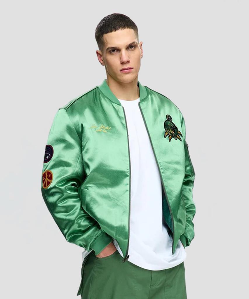 Les Benjamins (U) Bomber Jacket 001 Army Green