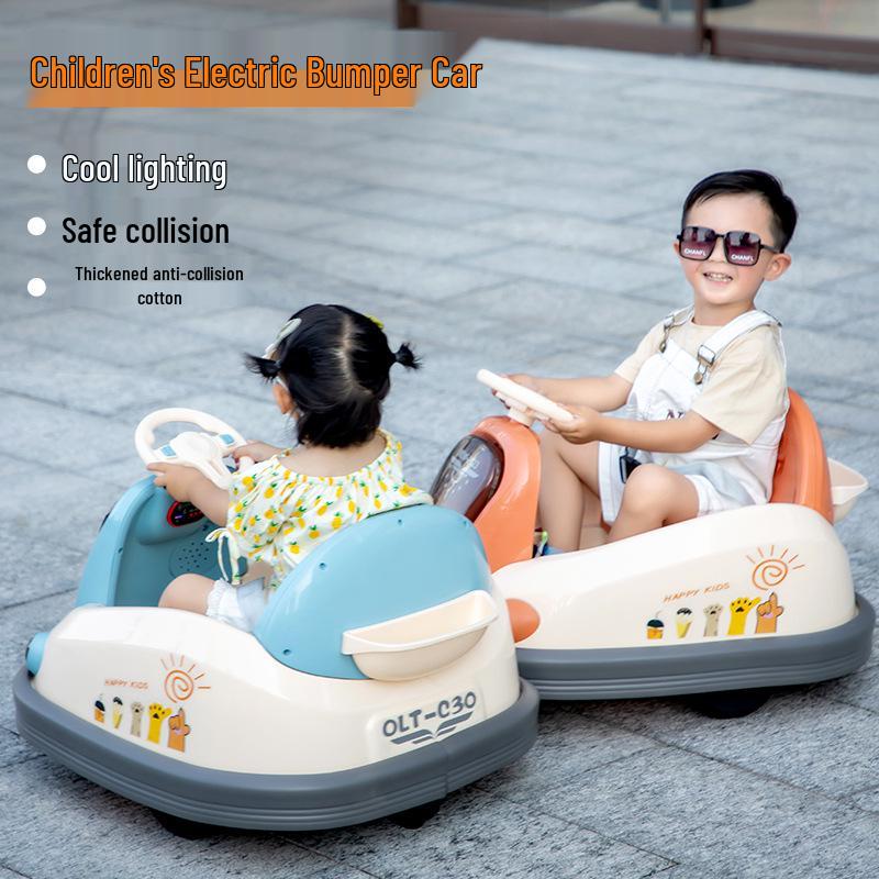 Remote Control Electric Bumper Car for Kids: Drift and Battery-Powered, Four-Wheel Toy Car for Children.