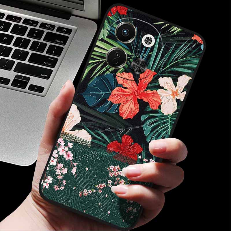 Prägung Hülle Für Tecno Spark 30 5G/ Spark 30 Pro 4G 3D Relief Prägung Retro Silikon Rückabdeckung Für Spark30 5G Weiche Hülle 30Pro 4G