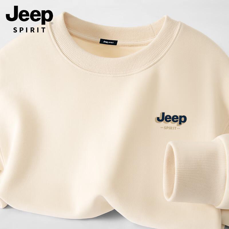JEEP SPIRIT Men s Round Neck Casual Sweatshirt 40
